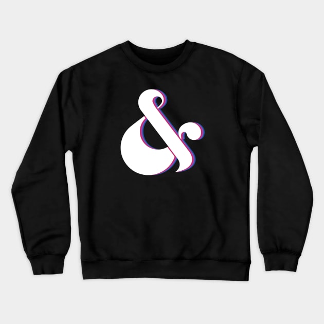 Bisexual Ampersand Crewneck Sweatshirt by queerenough